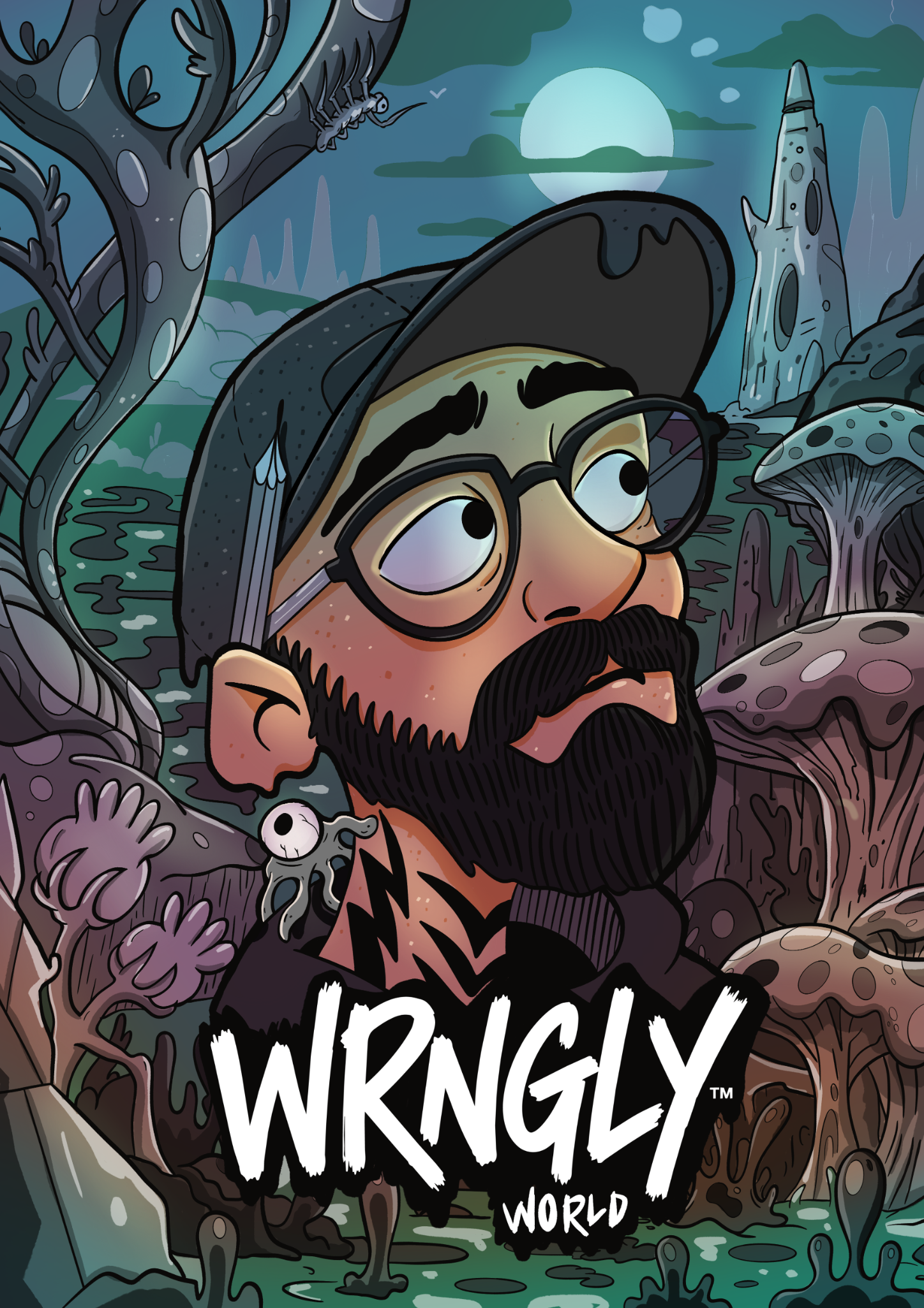 WRNGLY Artwork 000 — origin portrait